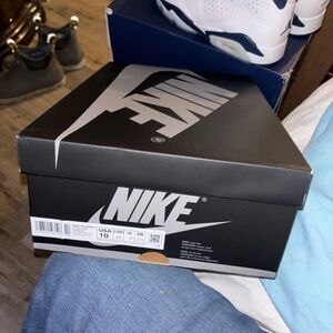 Nike Black Shoe Box with White Logo